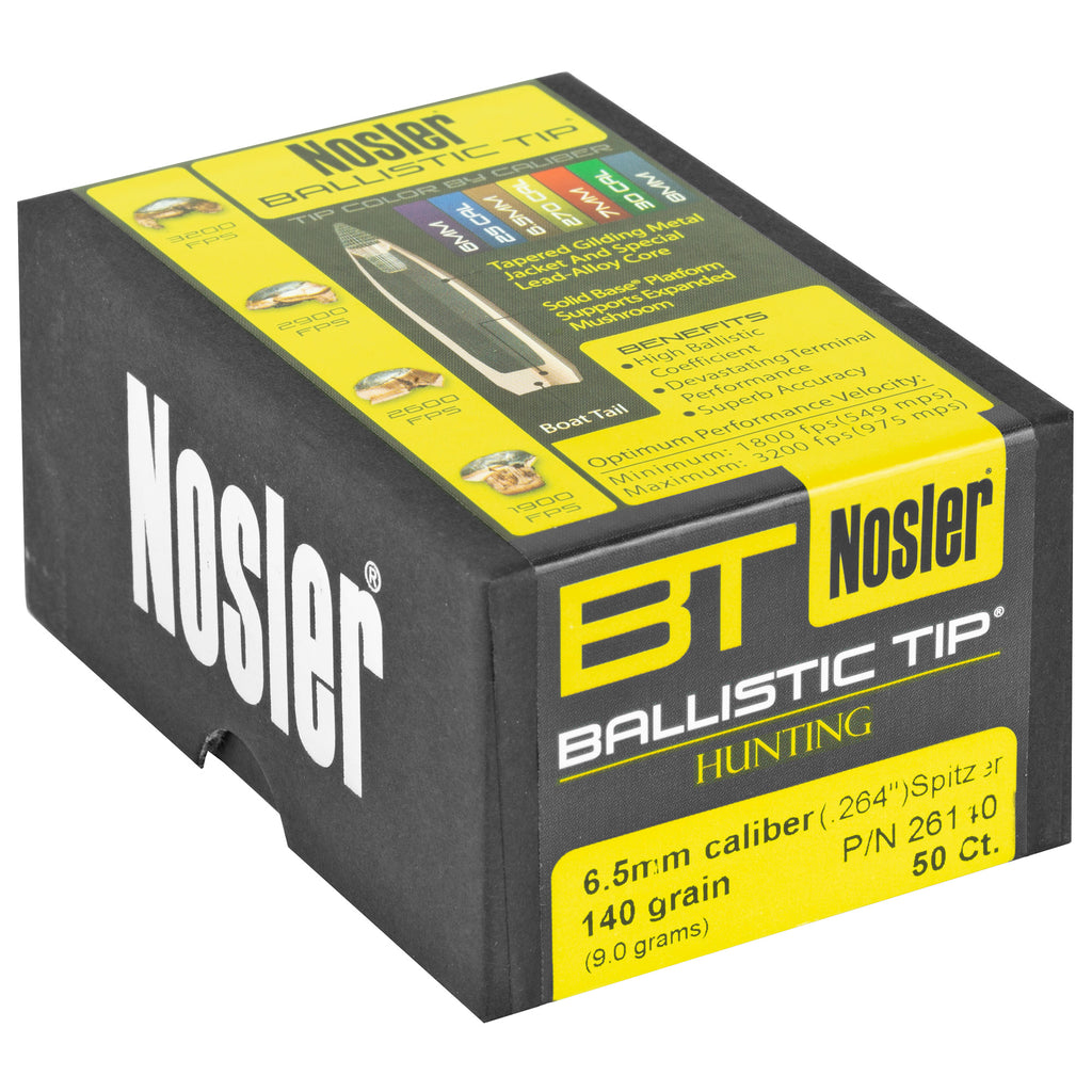Nosler 6.5mm 140 Grain Ballistic Tip Hunting Bullets (50 Count)