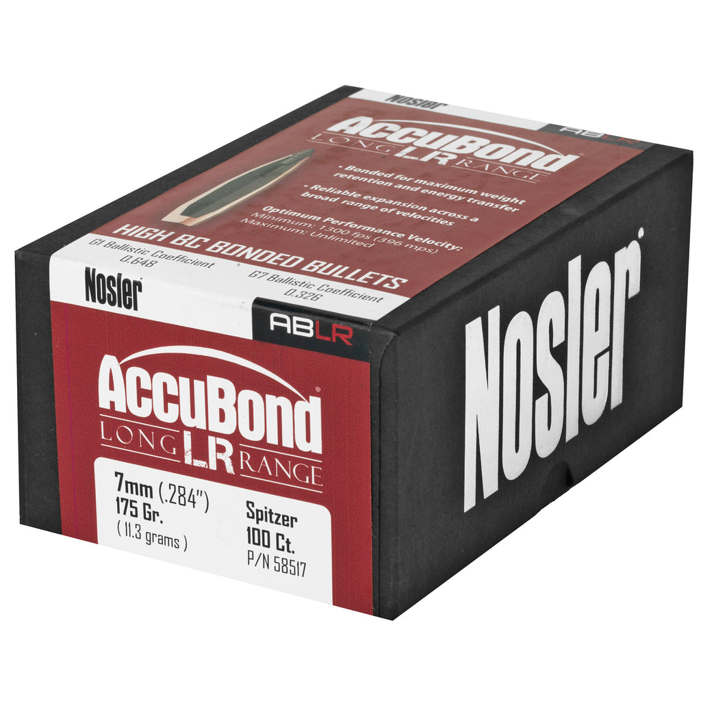 Nosler AccuBond Long Range 7mm 175 Grain Bullet - Precision Hunting Ammunition