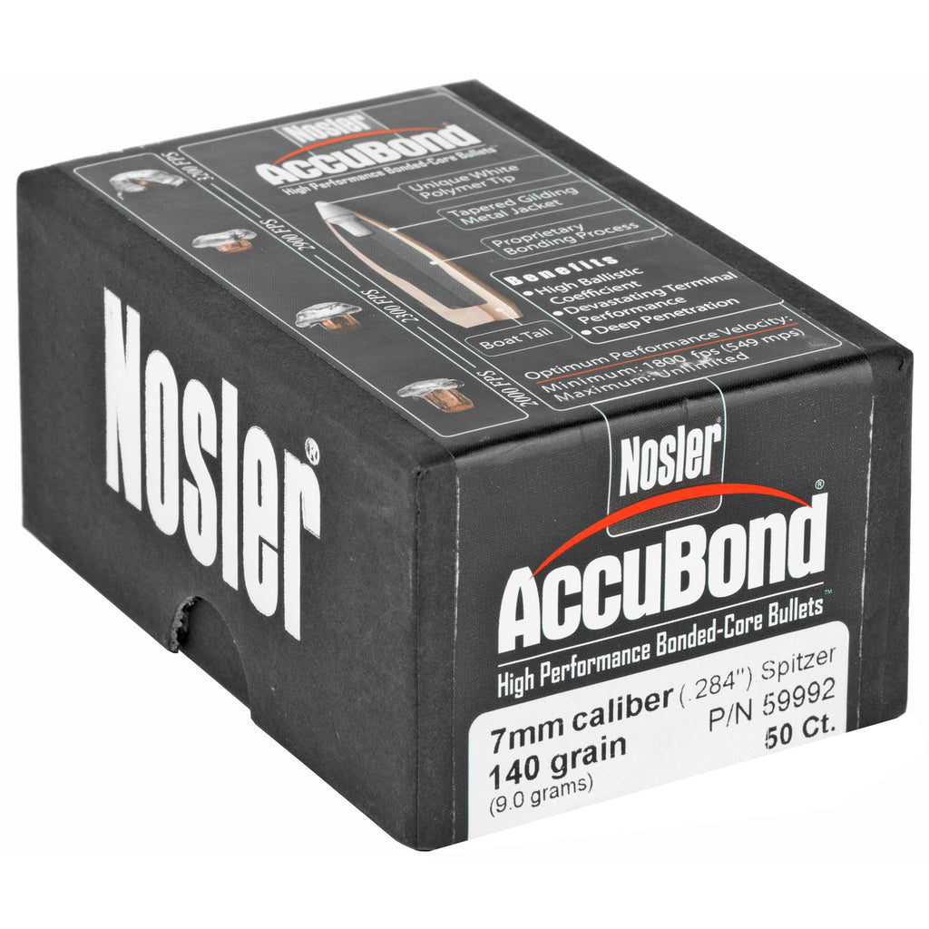 Nosler 7mm 140 Grain AccuBond Bullet - 50 Count