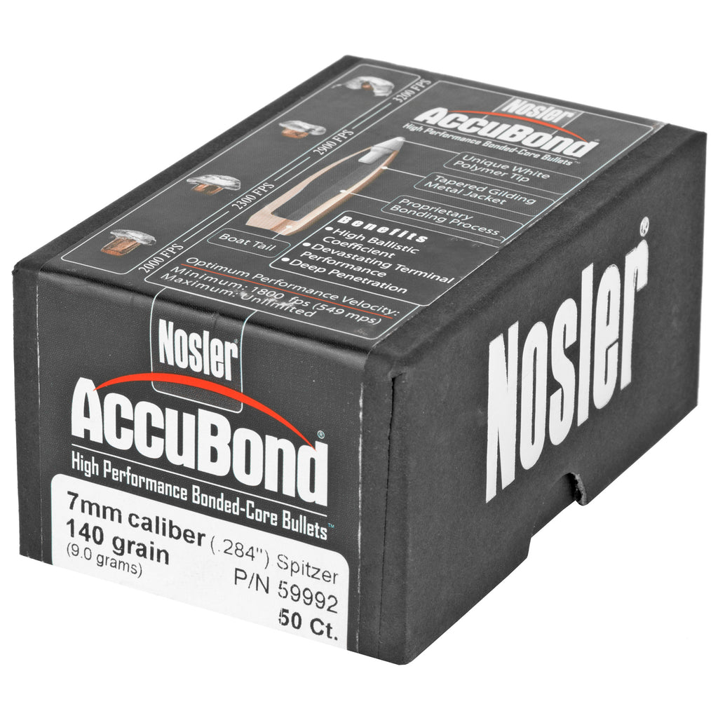 Nosler 7mm 140 Grain AccuBond Bullet - 50 Count