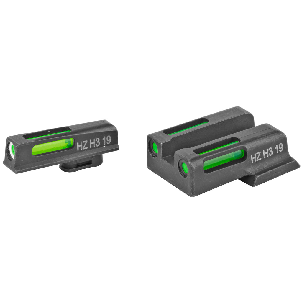 Hi-Viz LightWave H3 Tritium and Fiber-Optic Sight Set for EZ380 - Green
