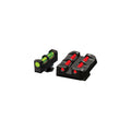 Hi-Viz Litewave Interchangeable Front and Rear Sight Set for Glock Pistols - Green