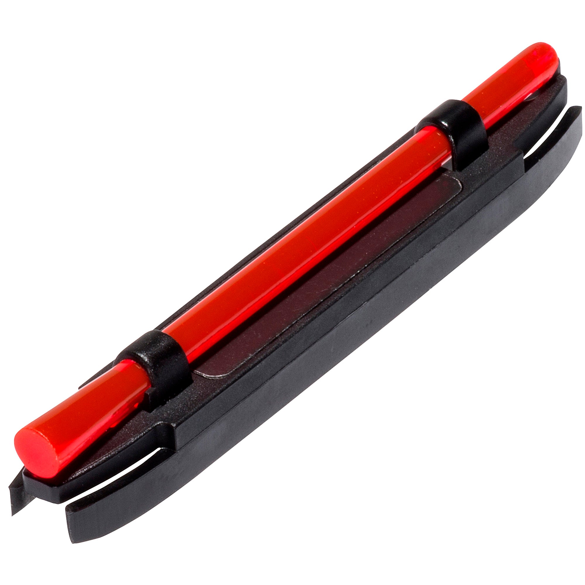 Hi-Viz Magnetic Ultra Narrow Shotgun Sight with Red LitePipe - Fits Ribs .171" to .265"