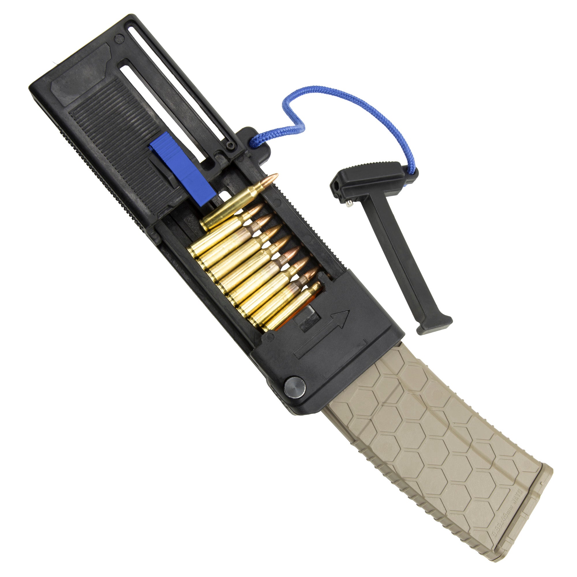 NcSTAR AR Speed Loader Version 2 for 5.56 NATO Magazines - Black