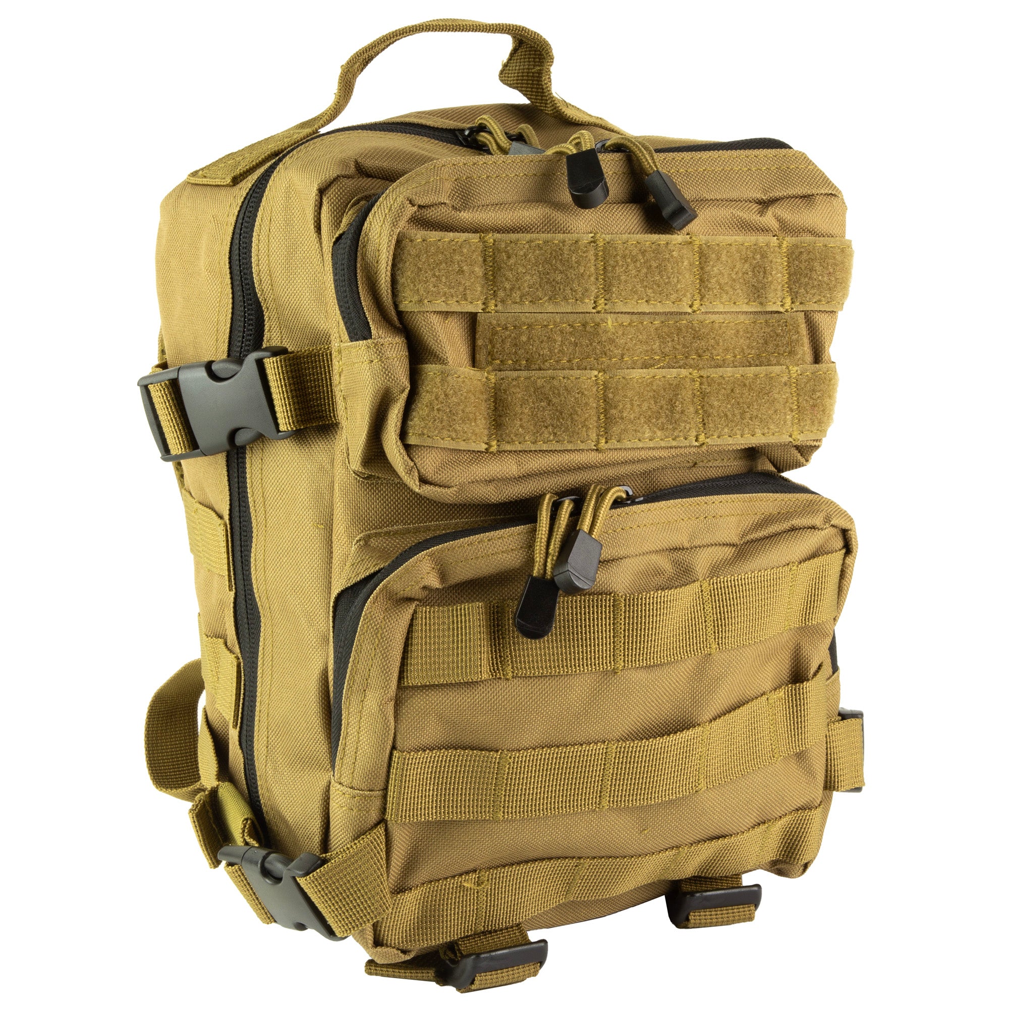 NcSTAR VISM Every Day Pack Tan - Versatile Tactical Backpack with Multiple Compartments and MOLLE Webbing