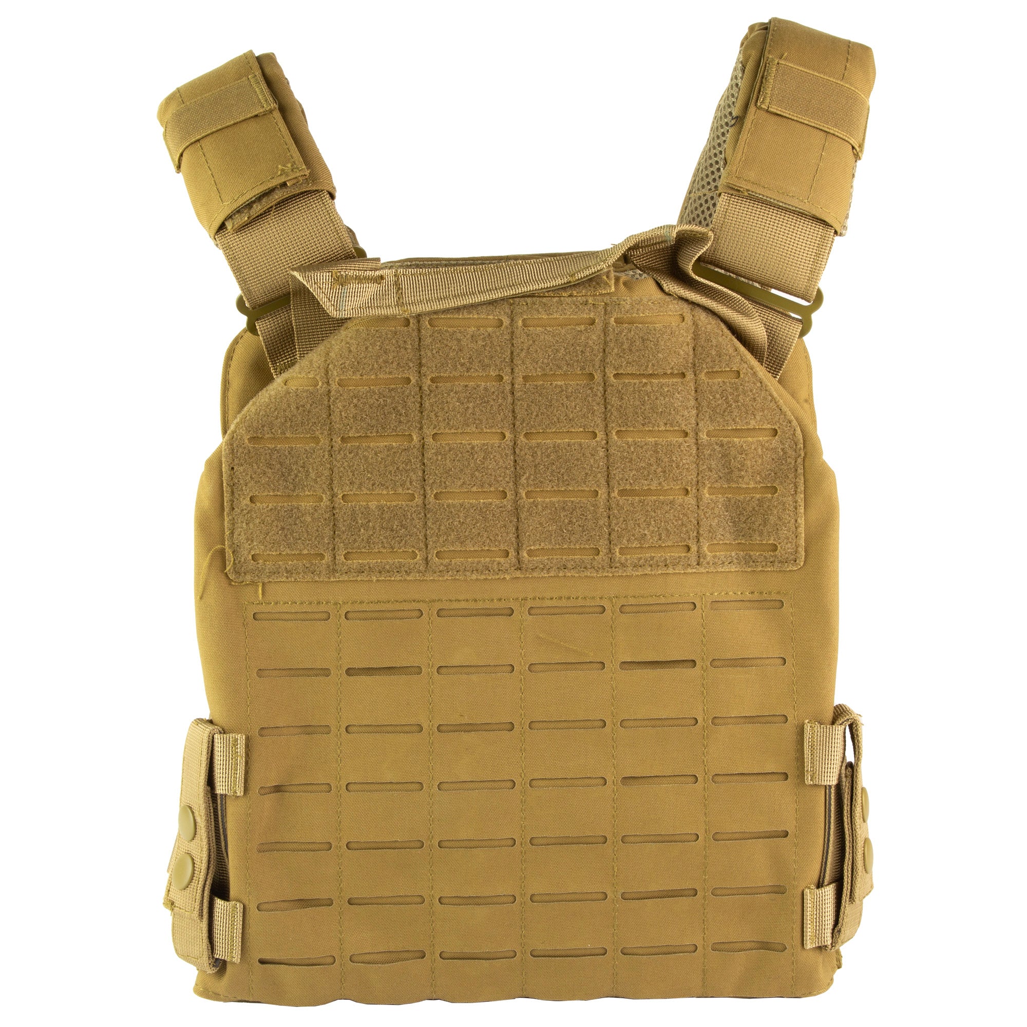 NcSTAR Laser Cut Plate Carrier Model CVLCPC3050T in Tan with Removable Pouch Insert