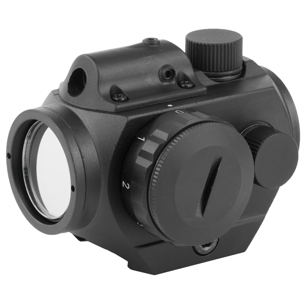 NcSTAR VISM Micro Green Dot with Integrated Red Laser - Compact Red Dot Sight with 3 MOA Reticle and Adjustable Laser