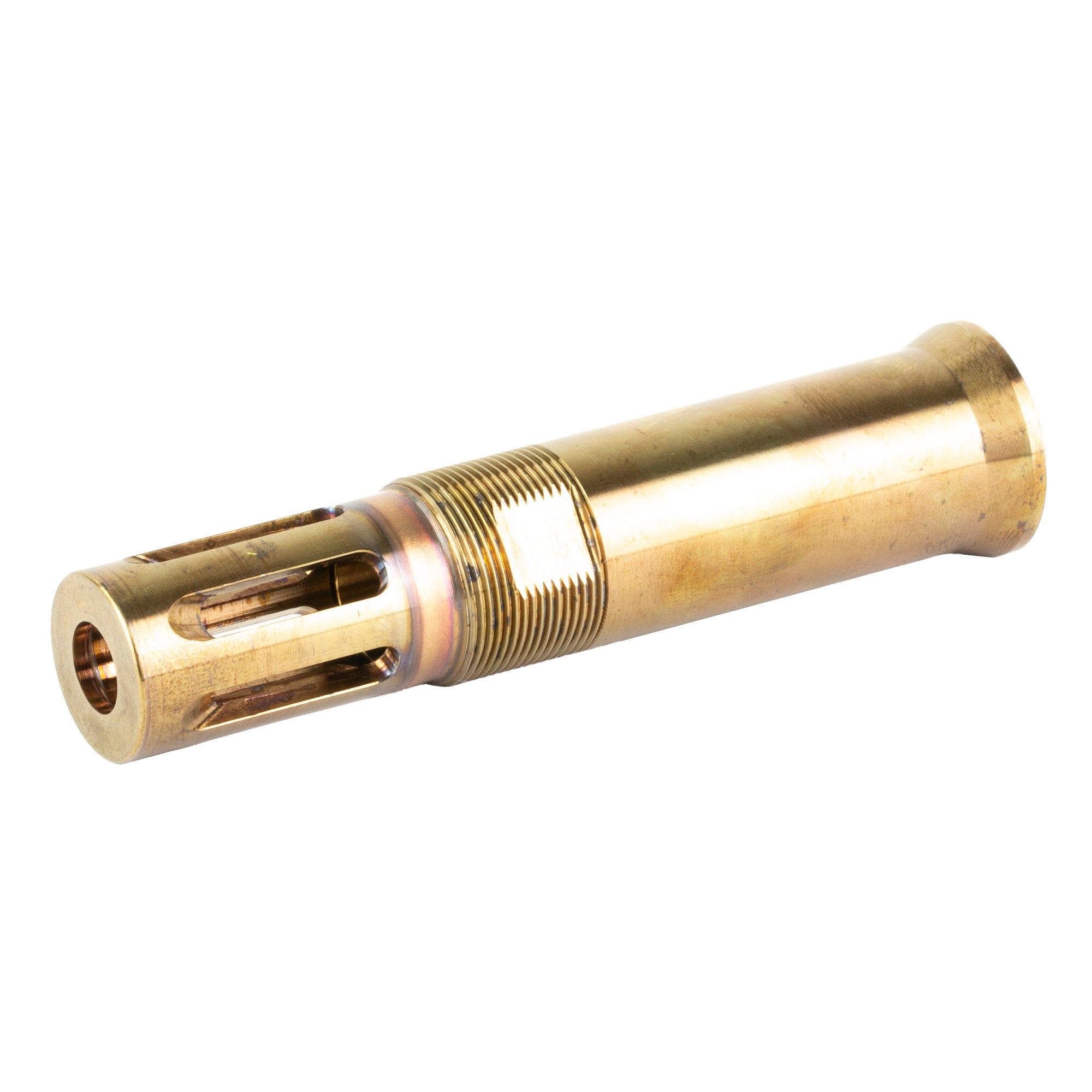 Otter Creek Labs OCL-802 Over The Barrel Flash Hider for 12th Model and AEM5 – Gold