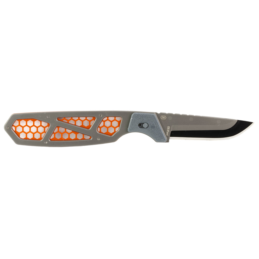 Outdoor Edge Razor APX 2.5-Inch Fixed Blade Knife with Orange Handle