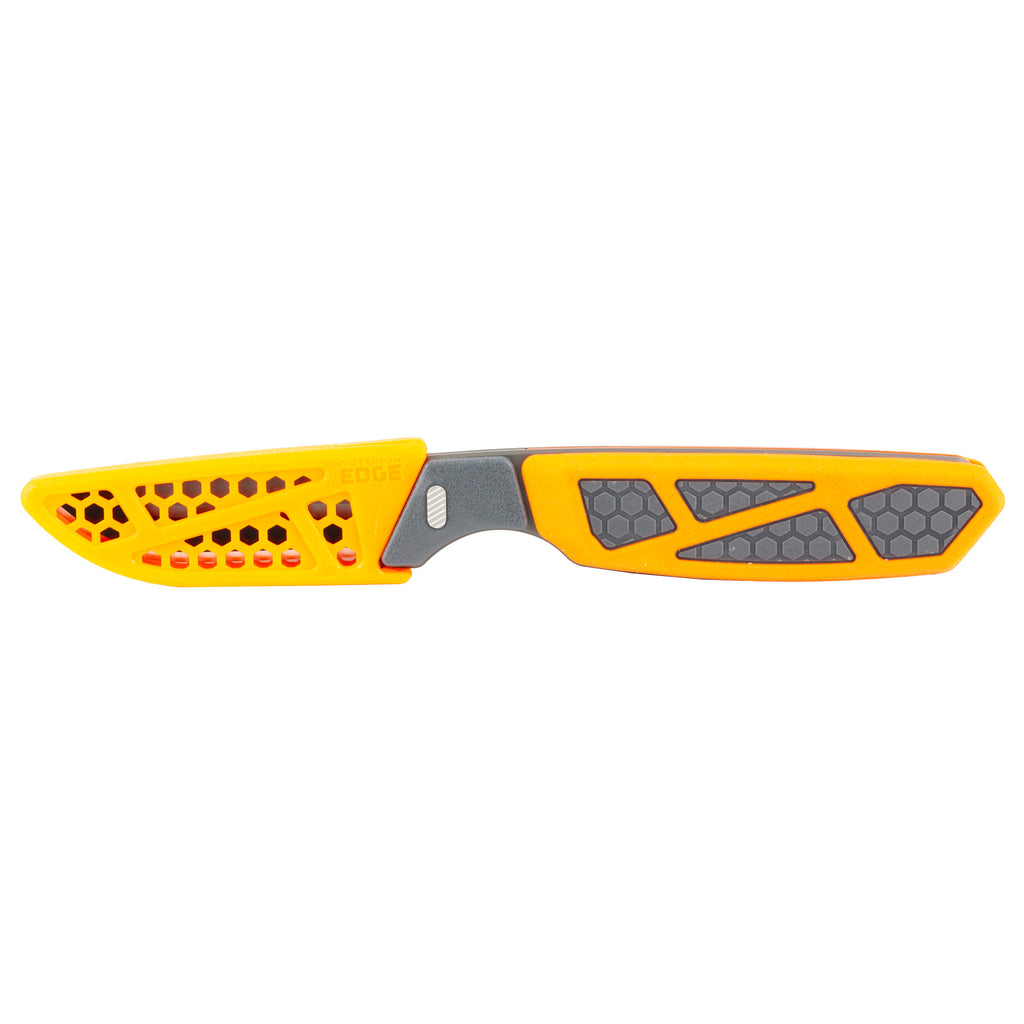 Outdoor Edge Razor APX 2.5-Inch Fixed Blade Knife with Orange Handle
