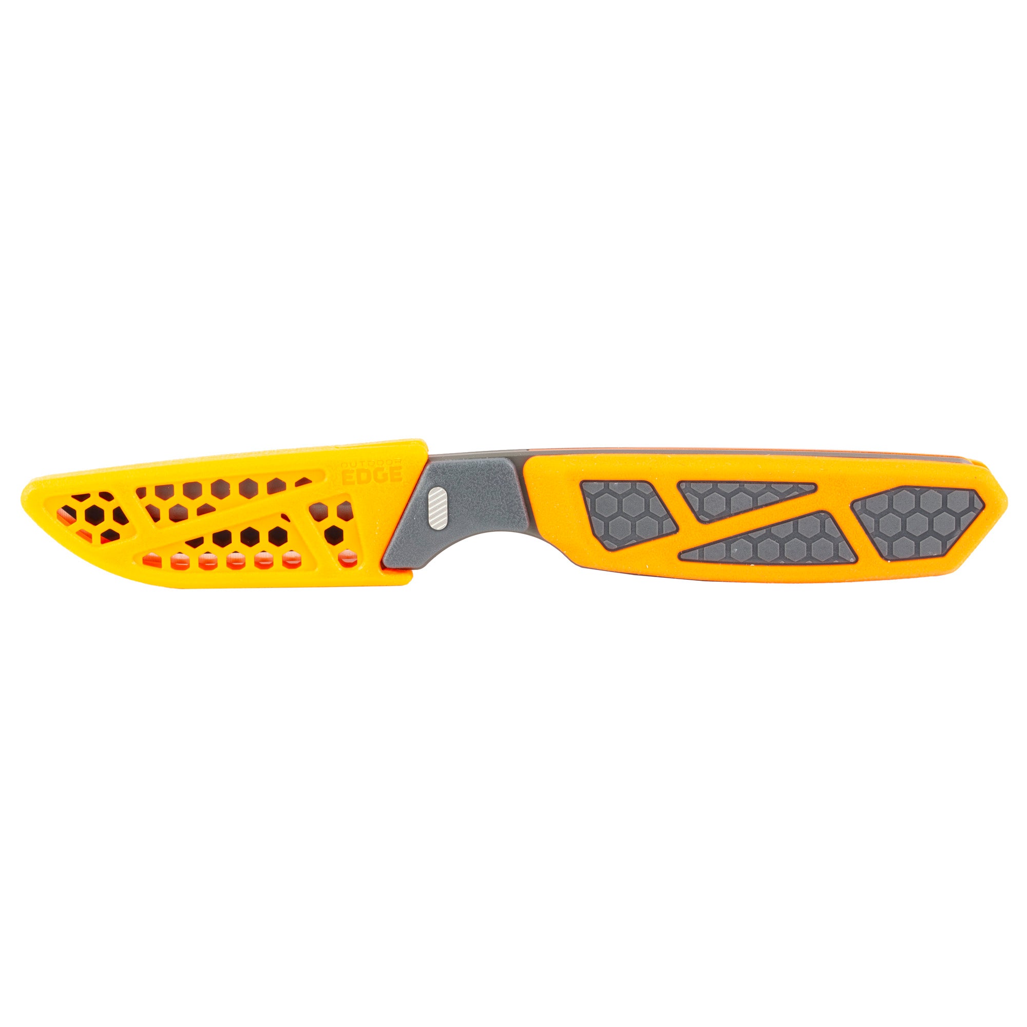 Outdoor Edge Razor APX 2.5-Inch Fixed Blade Knife with Orange Handle