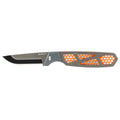 Outdoor Edge Razor APX 3-inch Fixed Blade Knife with Orange Handle and Sheath