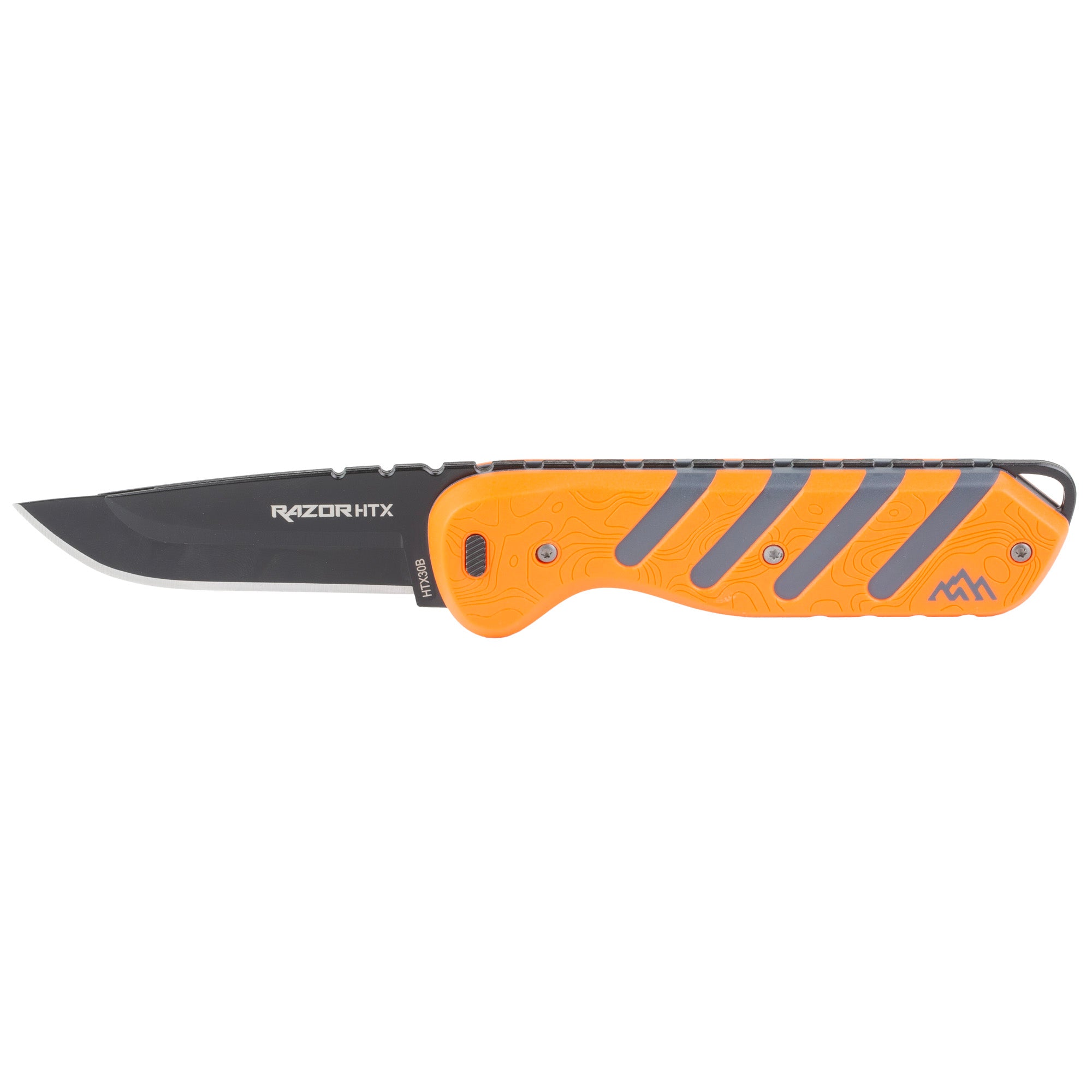 Outdoor Edge Razor HTX 3-Inch Fixed Blade Knife with Multi-Color Handle