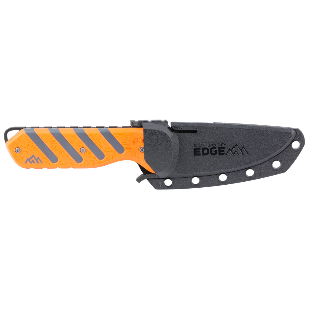 Outdoor Edge Razor HTX 3-Inch Fixed Blade Knife with Multi-Color Handle