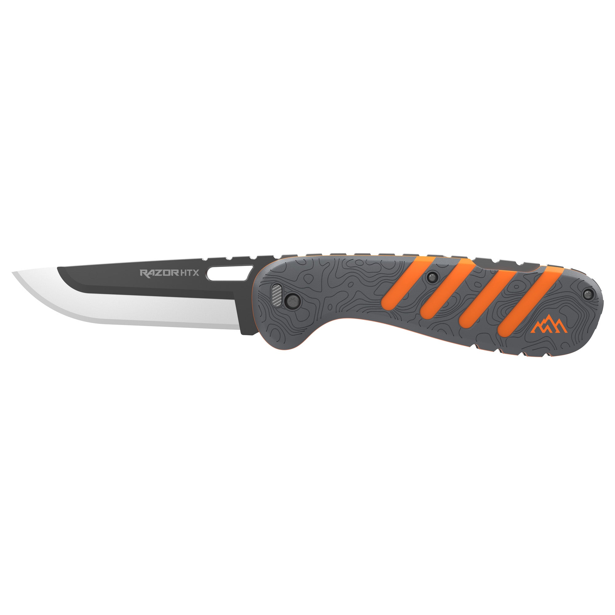 Outdoor Edge Razor HTX 3-Inch Folding Knife with Plain Edge and Multi-Color Handle
