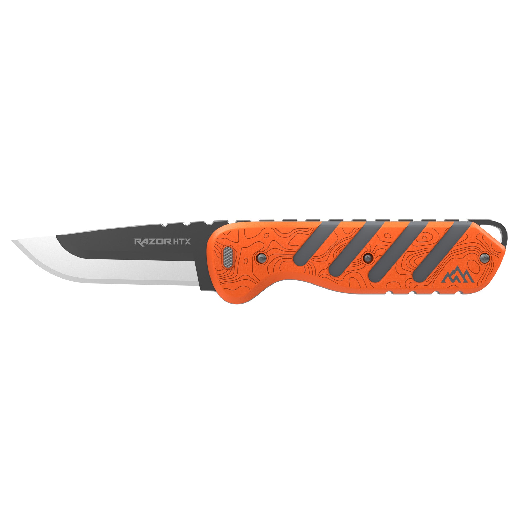 Outdoor Edge Razor HTX 3.5-Inch Folding Knife with Plain Edge, Multi-Color Handle