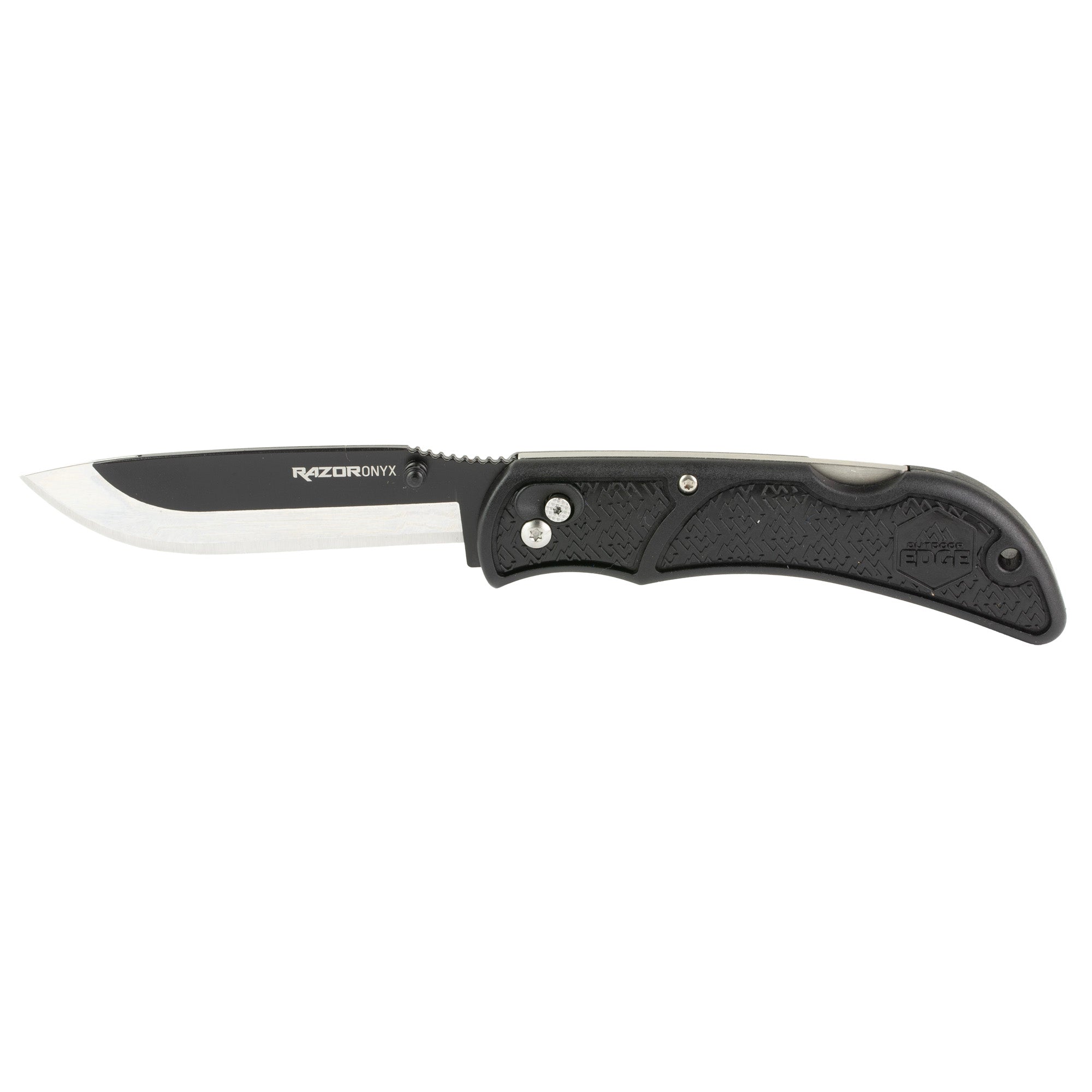 Outdoor Edge Razor Onyx 3.5-Inch Replaceable Blade Folding Knife - Black