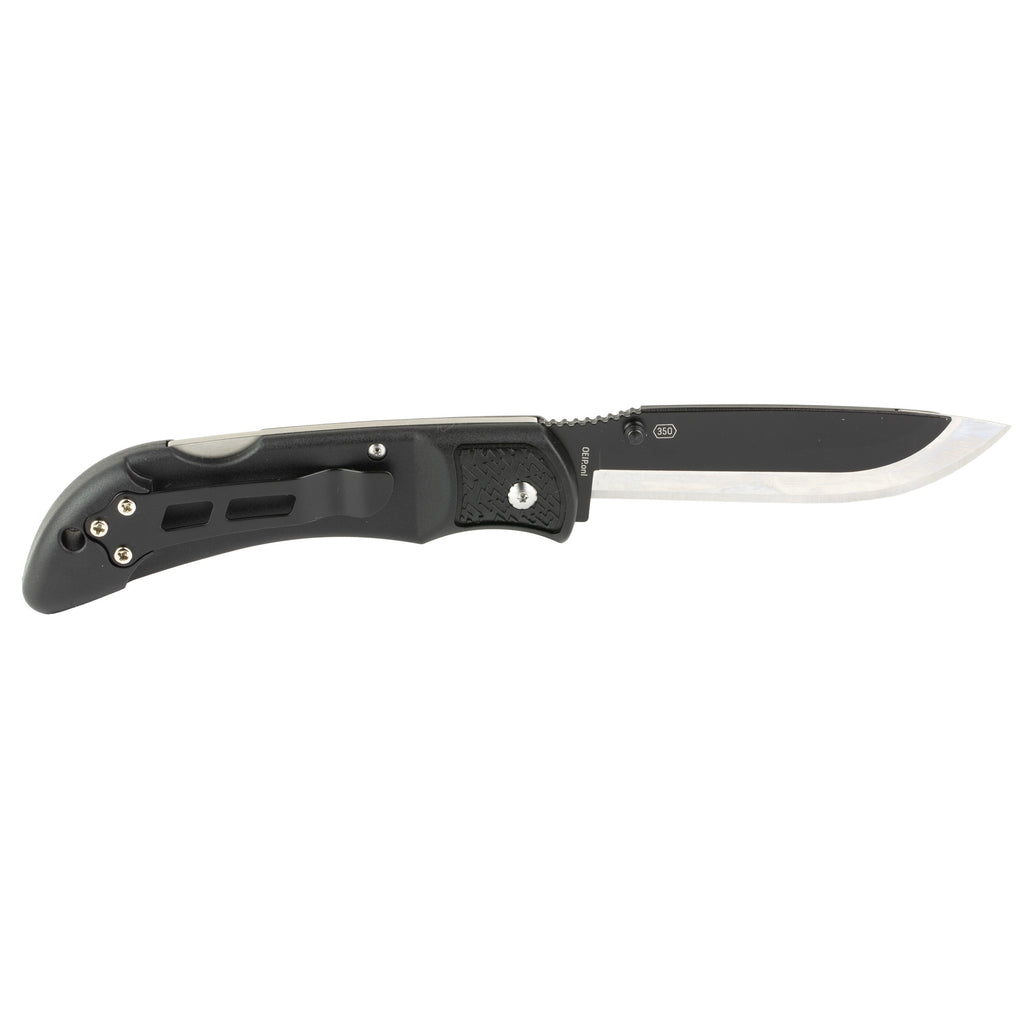 Outdoor Edge Razor Onyx 3.5-Inch Replaceable Blade Folding Knife - Black