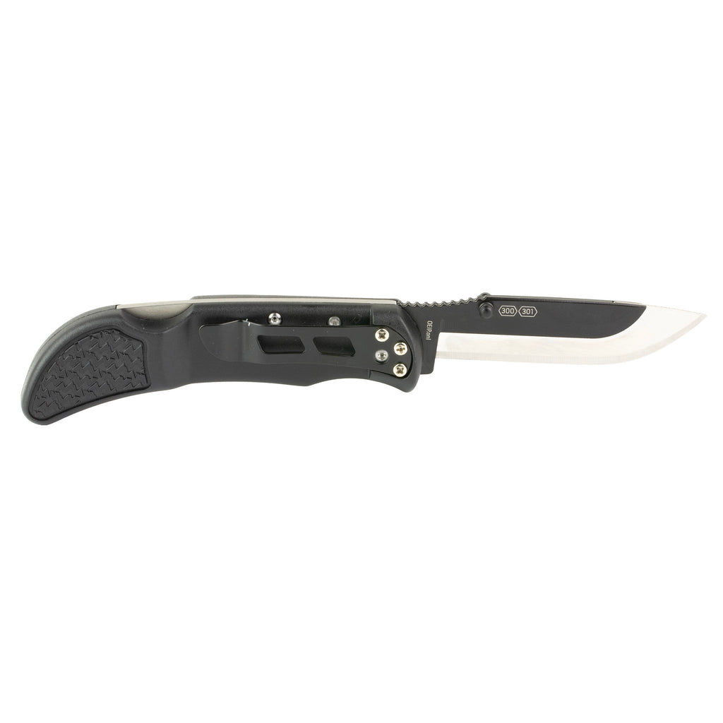 Outdoor Edge Razor Onyx 3-Inch Replaceable Blade Folding Knife, Black