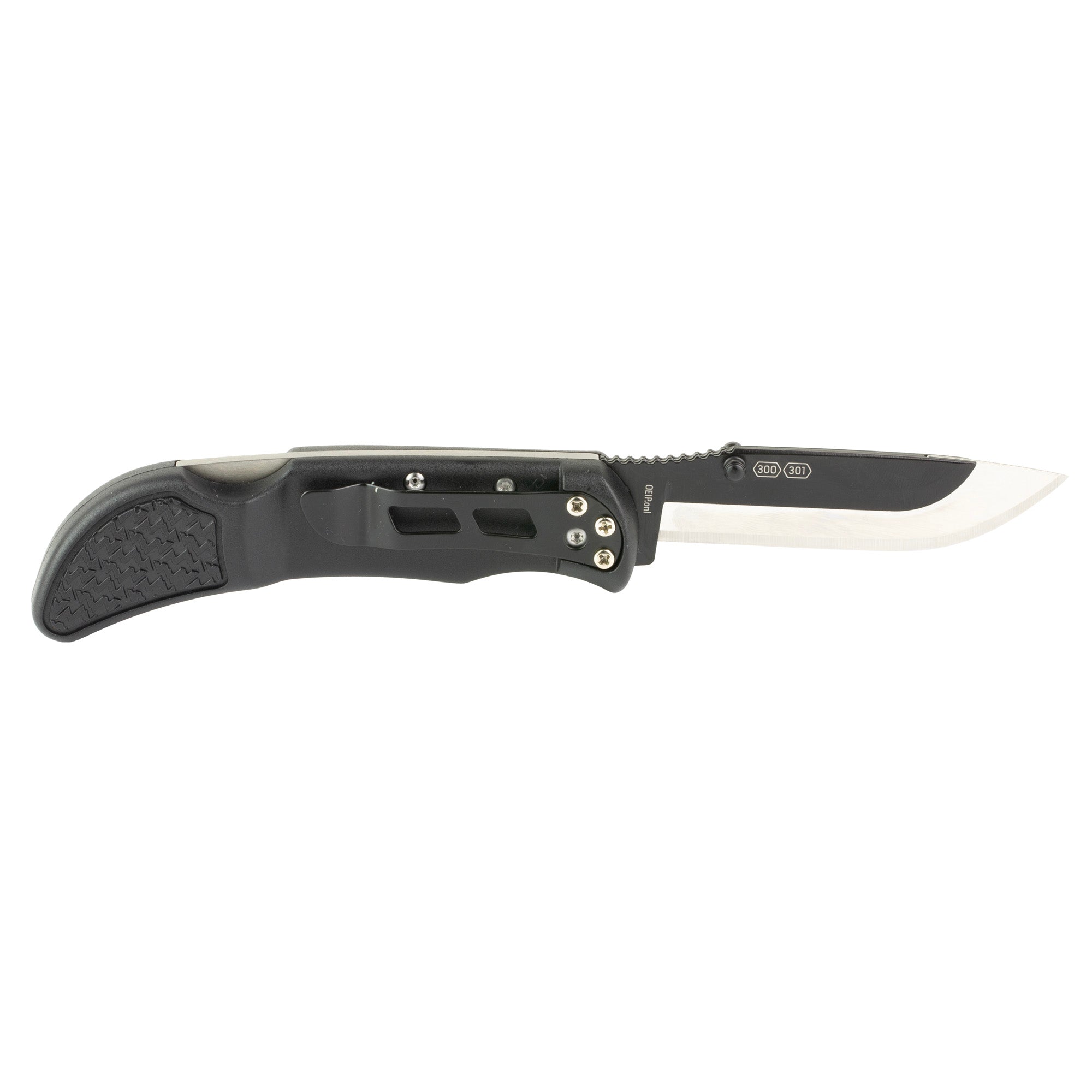 Outdoor Edge Razor Onyx 3-Inch Replaceable Blade Folding Knife, Black