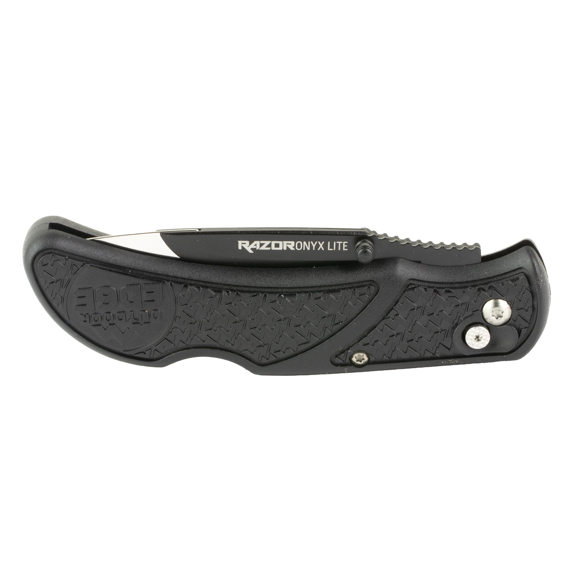 Outdoor Edge Razor Onyx 3-Inch Replaceable Blade Folding Knife, Black