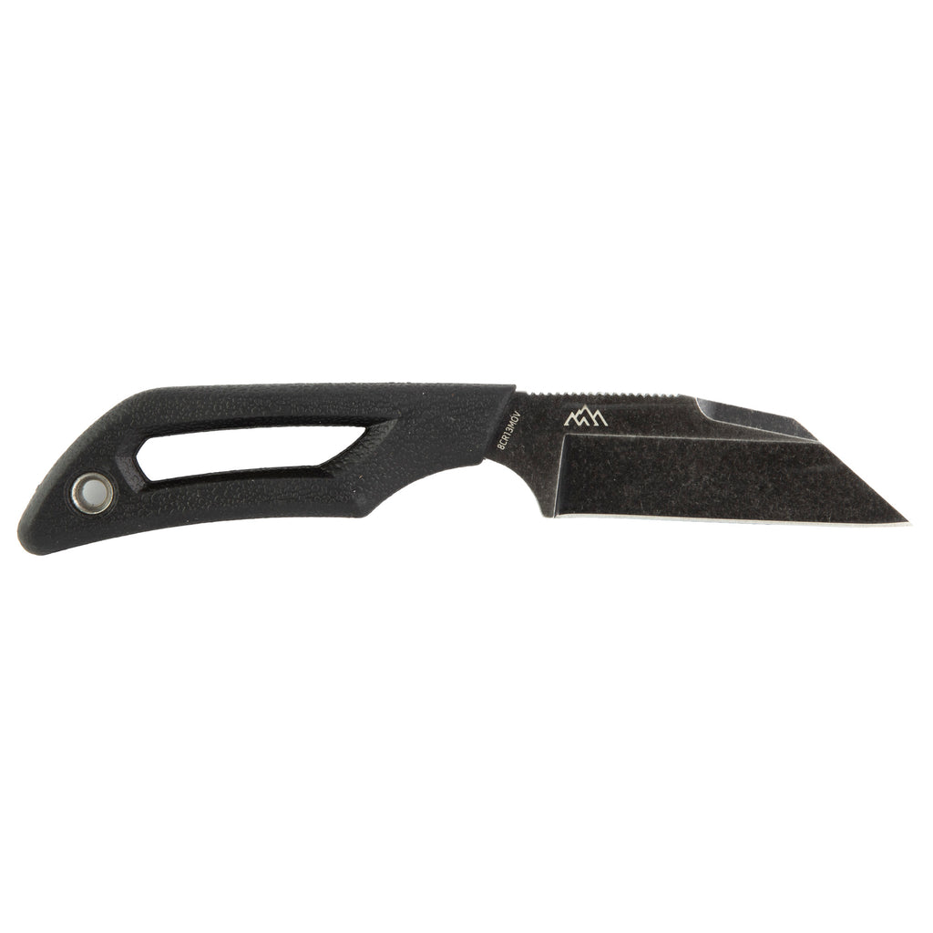 Outdoor Edge Pivot Fixed Blade Knife with Rotating Sheath and BlackStone Coating, 6.5 inches
