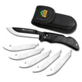Outdoor Edge Razor Lite Folding Knife with Replaceable Blades - Black, Model RL-10C