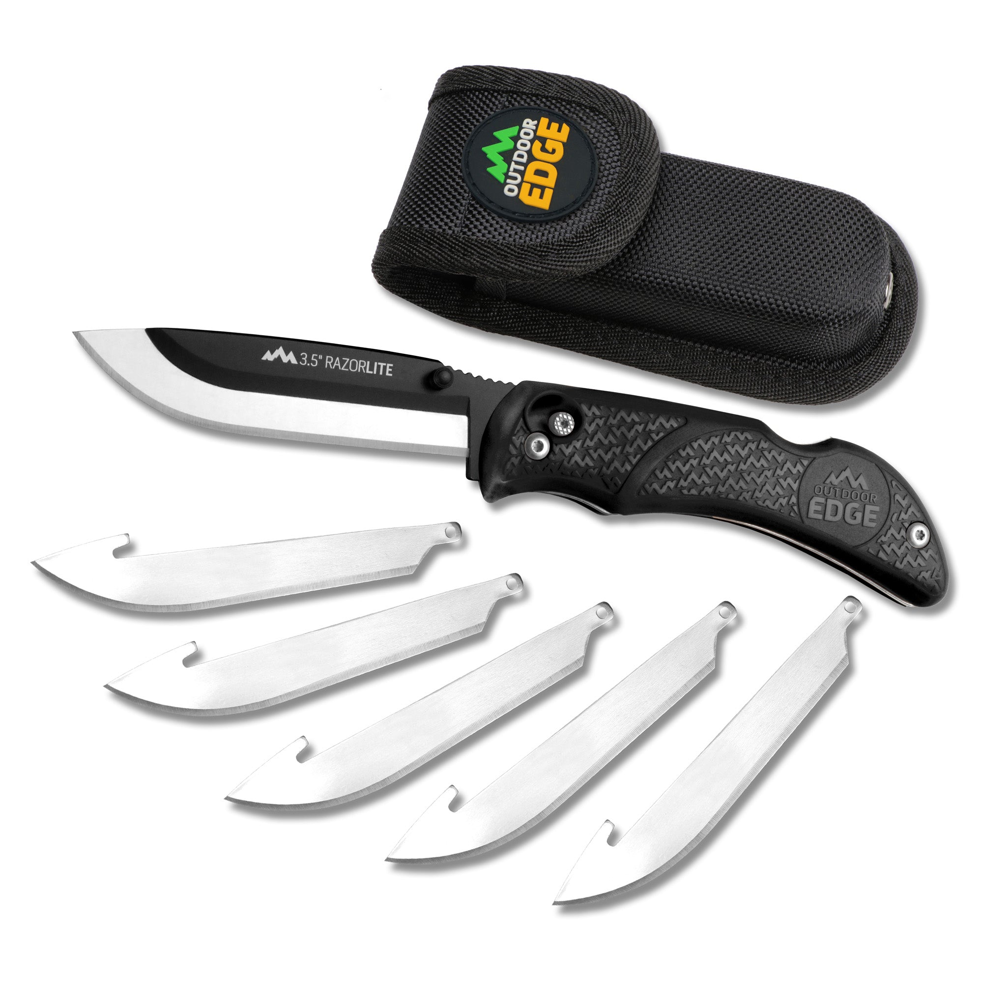 Outdoor Edge Razor Lite Folding Knife with Replaceable Blades - Black, Model RL-10C
