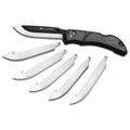 Outdoor Edge Razor EDC Lite Folding Knife with 3.5-Inch 420J2 Stainless Steel Blades (6 Pack, Gray/Black)