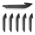 Outdoor Edge Razor EDC Blades, 2.5-inch Drop-Point Replacement Blades – Pack of 6