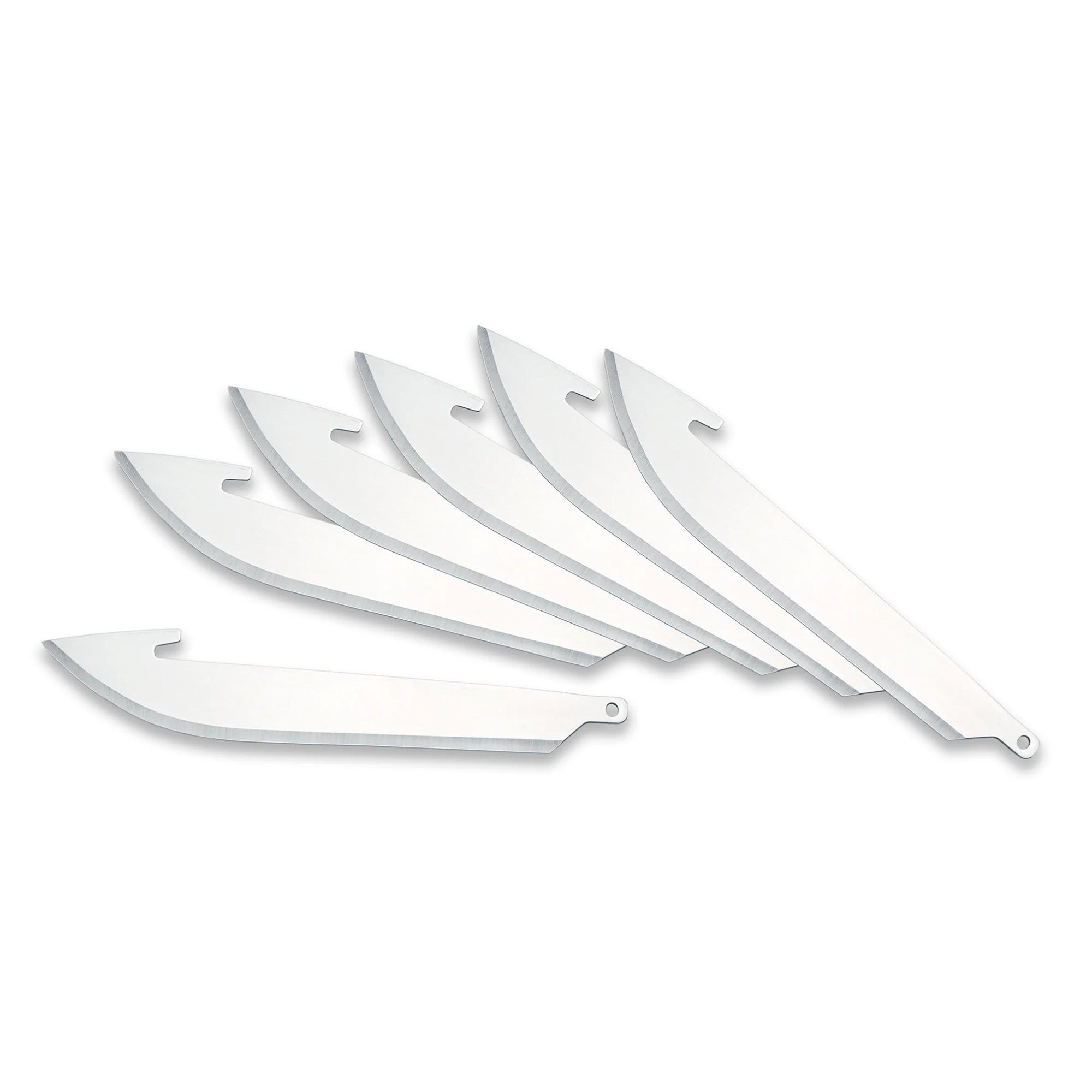 Outdoor Edge Edge Drop-Point Blades 3.5-Inch, Pack of Six
