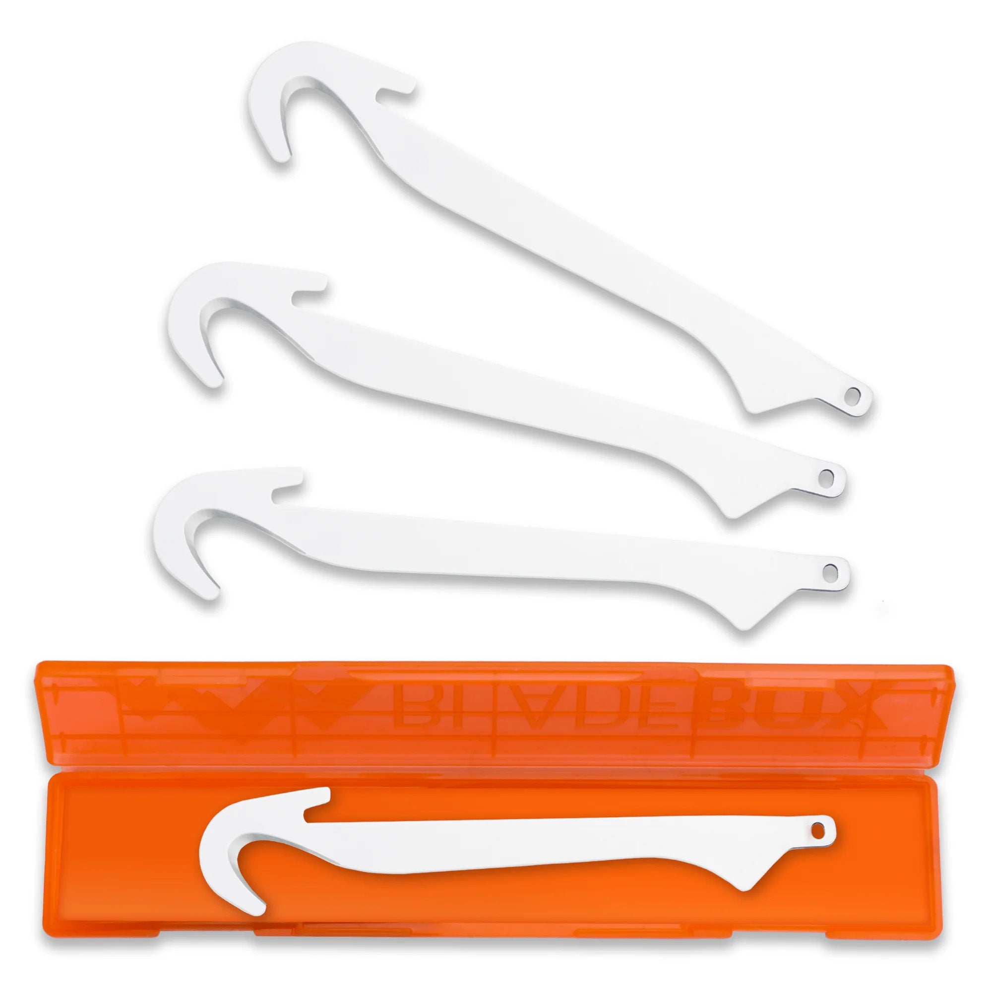 Outdoor Edge Razor Safe Replacement Guthook Blades (4 Pack) - Precision 3.5-inch Stainless Steel Blades