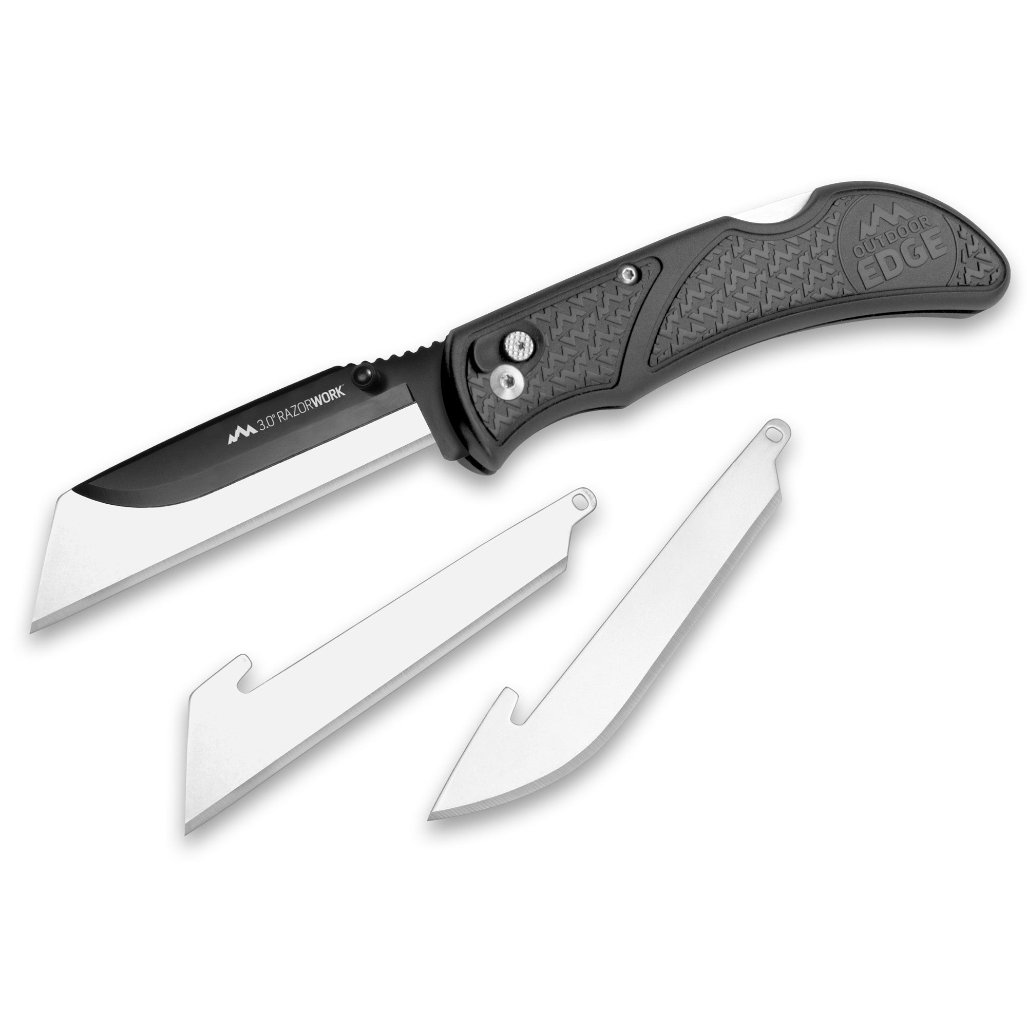 Outdoor Edge RazorWork Folding Knife with Interchangeable Blades - Model RW30-60C