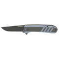 Outdoor Edge Razor VX4 Folding Knife with 3-Inch Plain Edge Blade and G10 Reinforced Carbon Fiber Handle