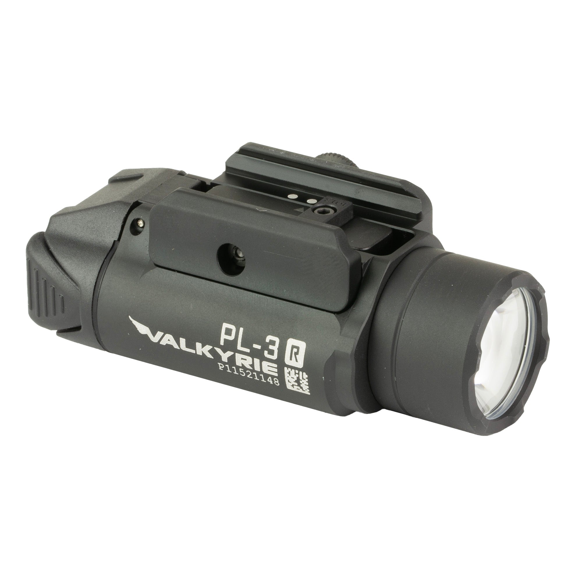 Olight PL-3R Valkyrie Black Weaponlight - Compact and Bright Tactical Illumination
