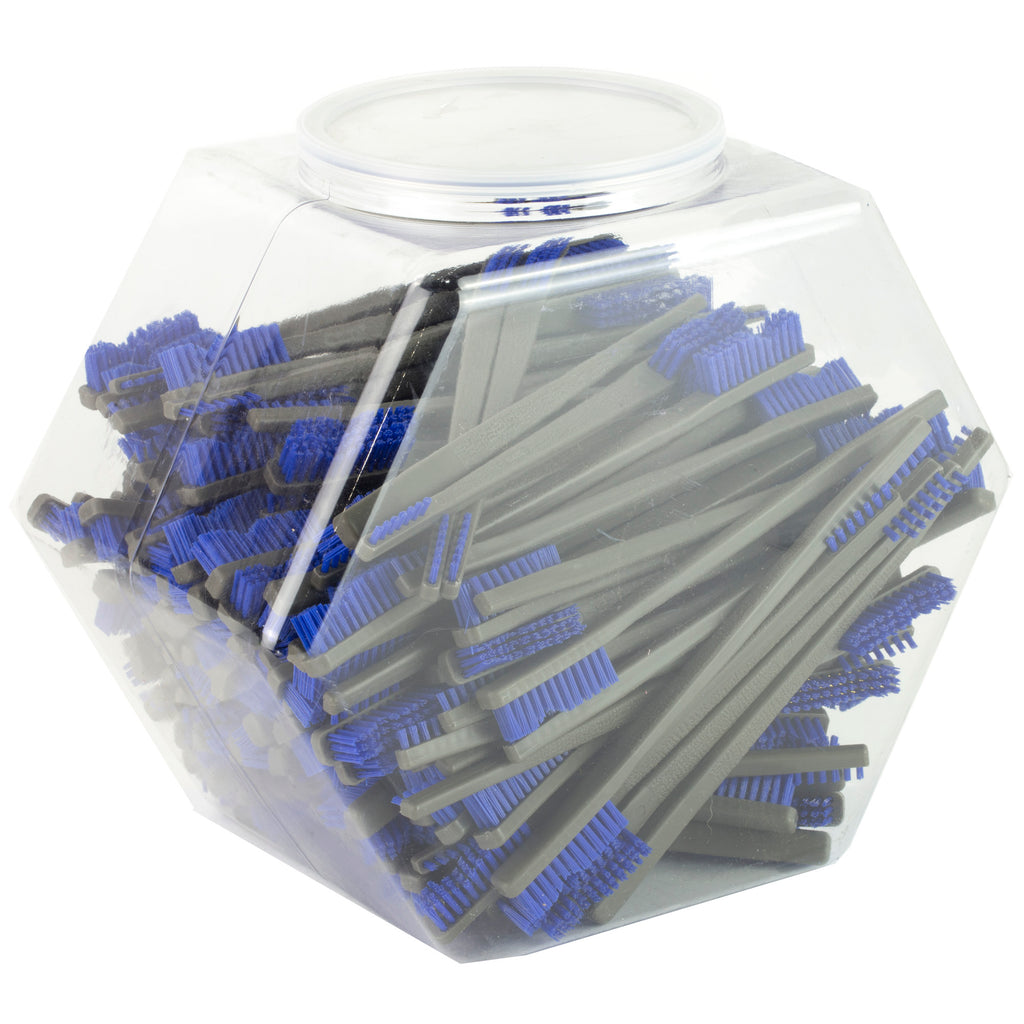 Otis Technology All Purpose Nylon Brush in Blue – 150 Pack for Firearm Maintenance