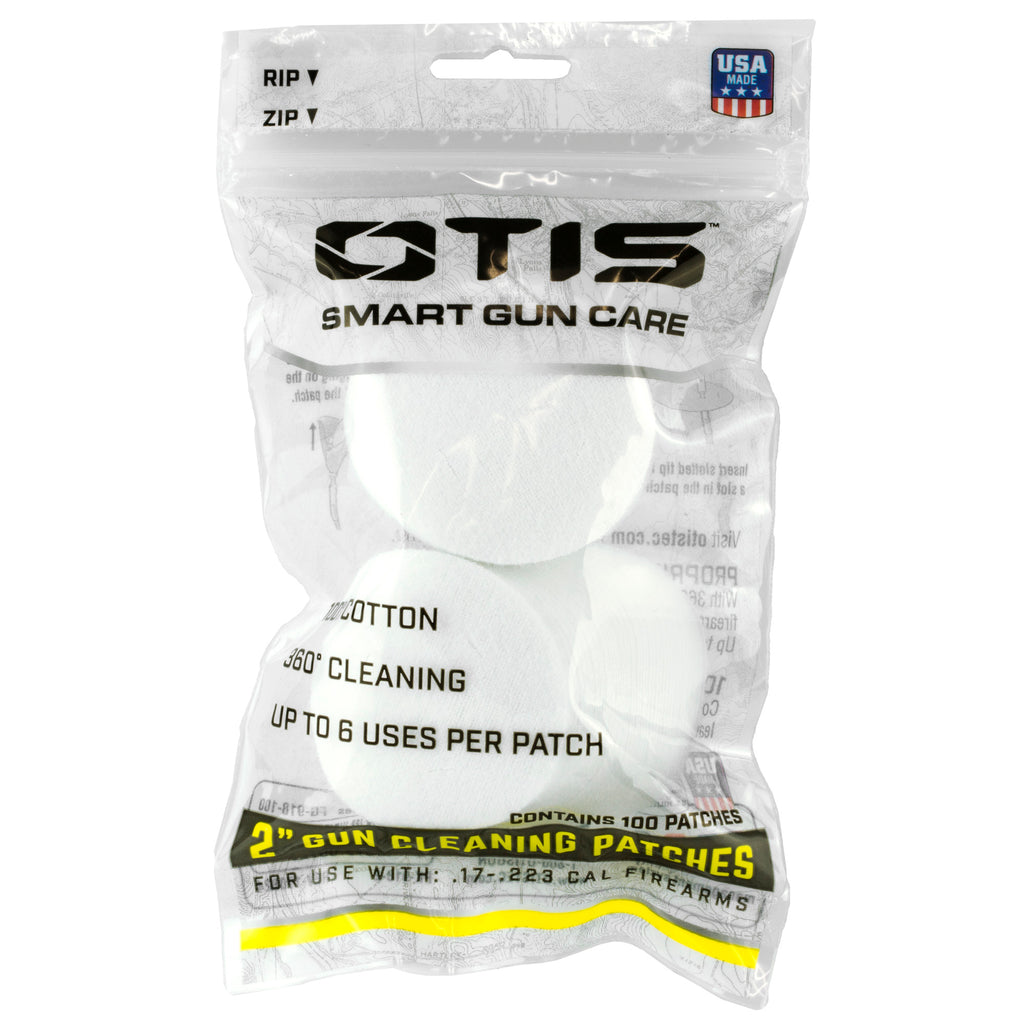 Otis Technology FG-918-100 M16/Small Caliber Gun Cleaning Patches (100 Pack)