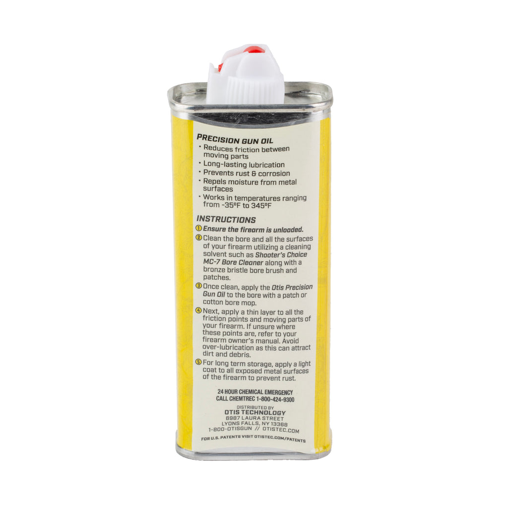 Otis Technology Precision Gun Oil 4 oz – High-Performance Firearm Lubricant with Precision Applicator