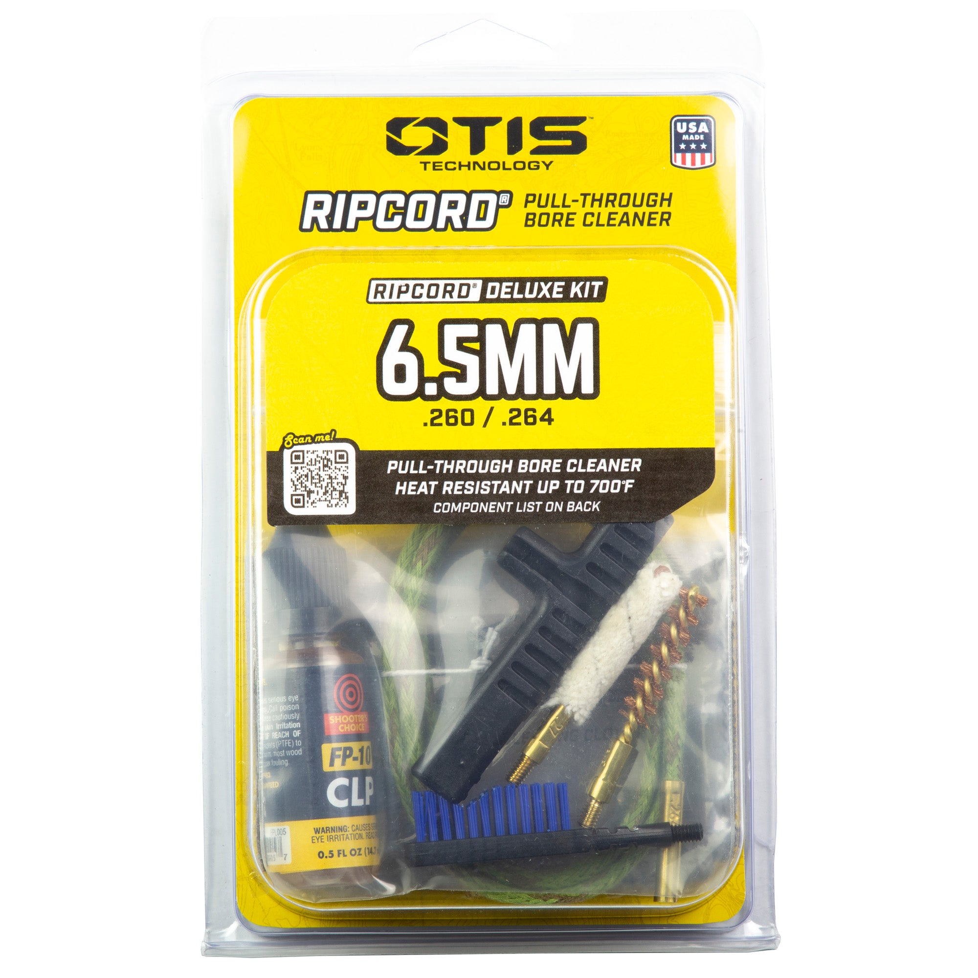 Otis Technology Ripcord Deluxe Cleaning Kit for .260/6.5 Caliber Rifles