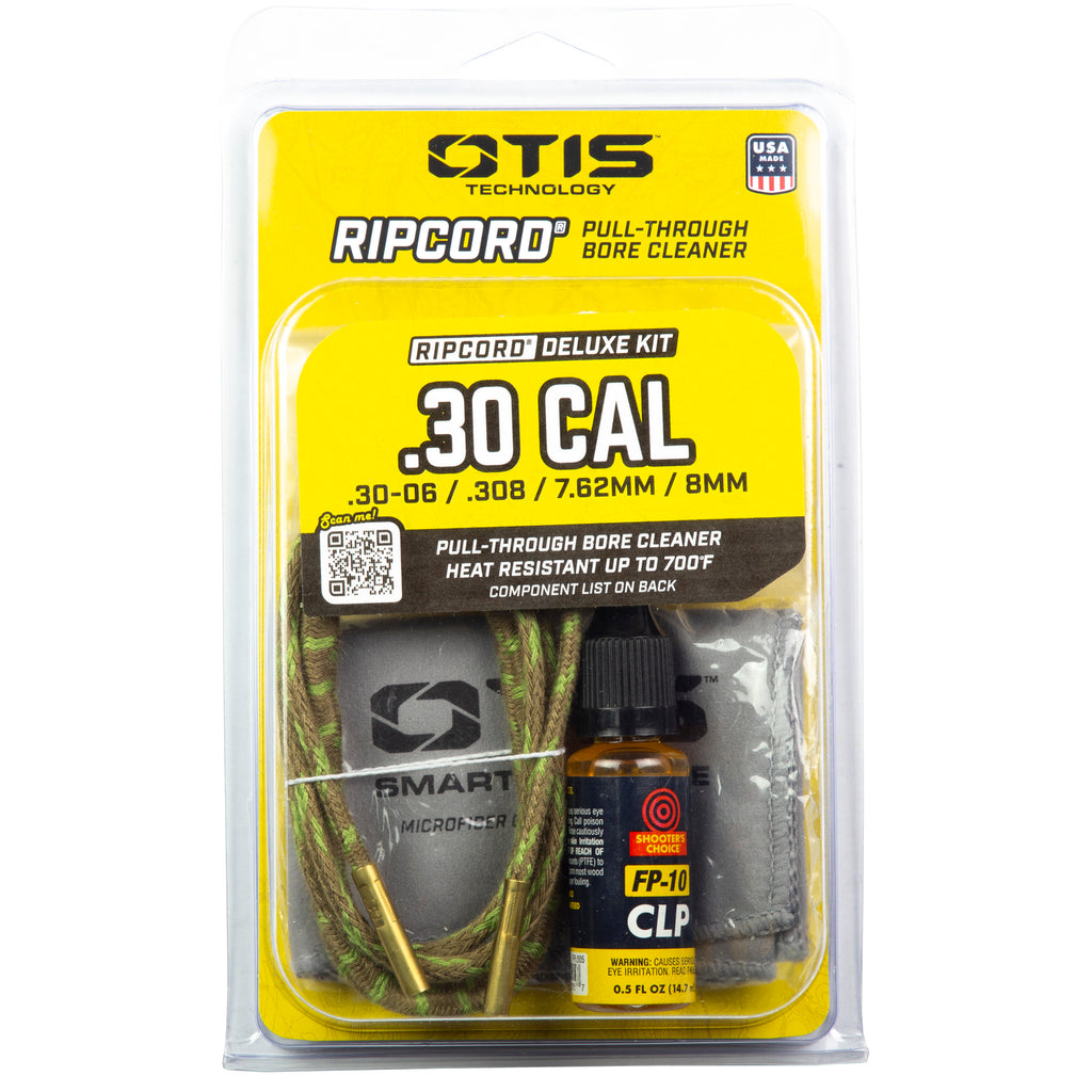 Otis Technology Ripcord Deluxe .308 Caliber Cleaning Kit with Bore Brush and FP-10 Lubricant
