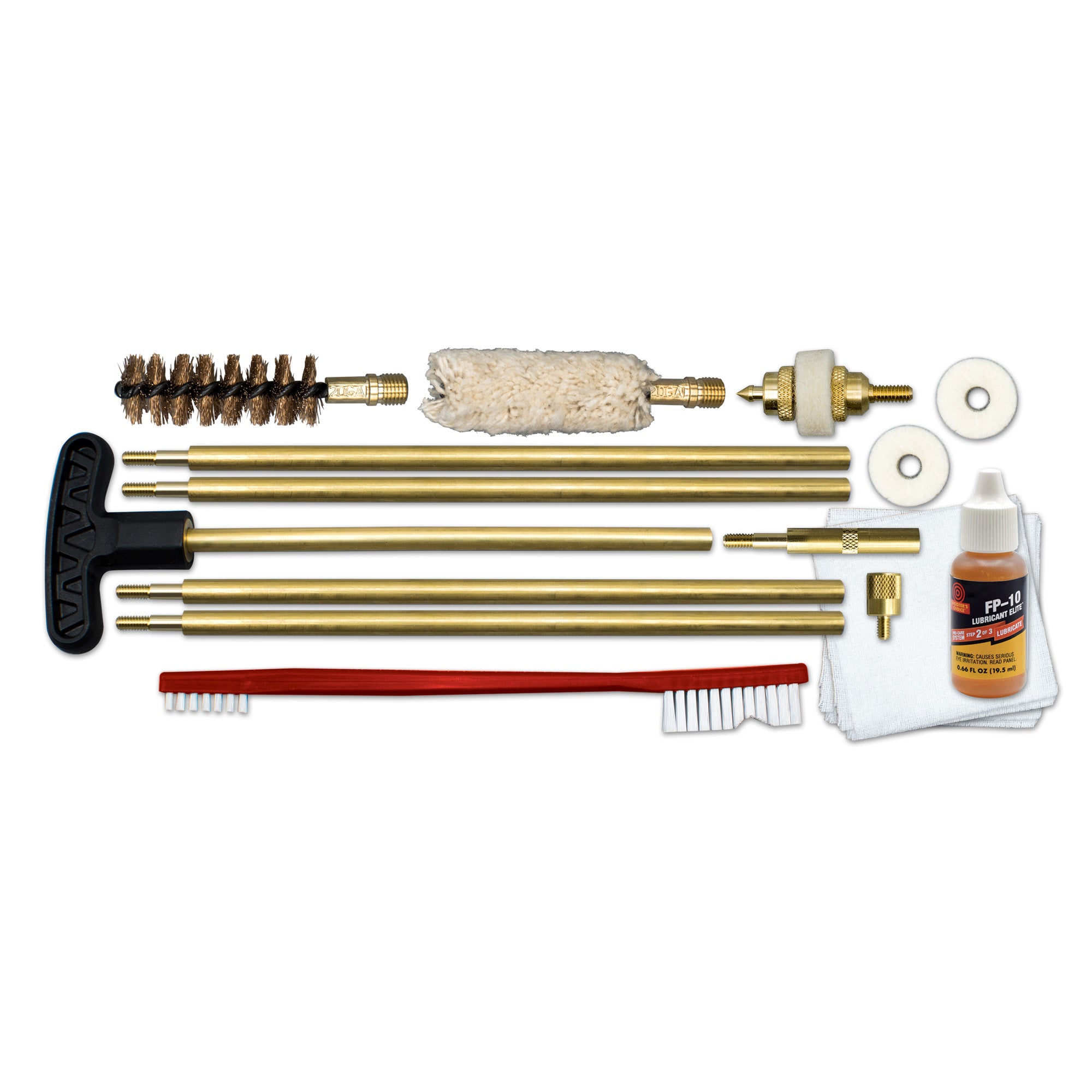 Otis Technology FG-SRS-20 20 Gauge Shotgun Cleaning Kit with Brass Components and FP-10 Lubricant