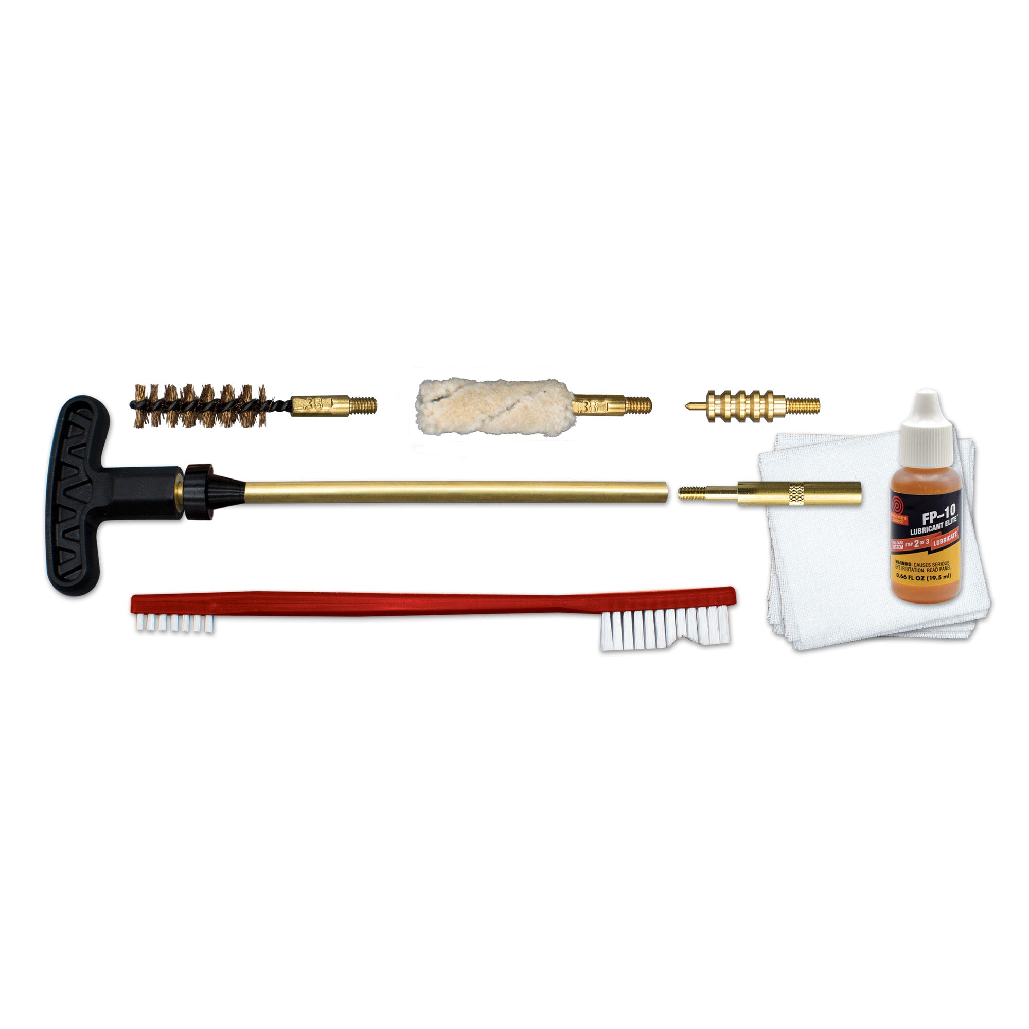 Otis Technology 9mm Pistol Cleaning Kit with Brass Rod and Accessories