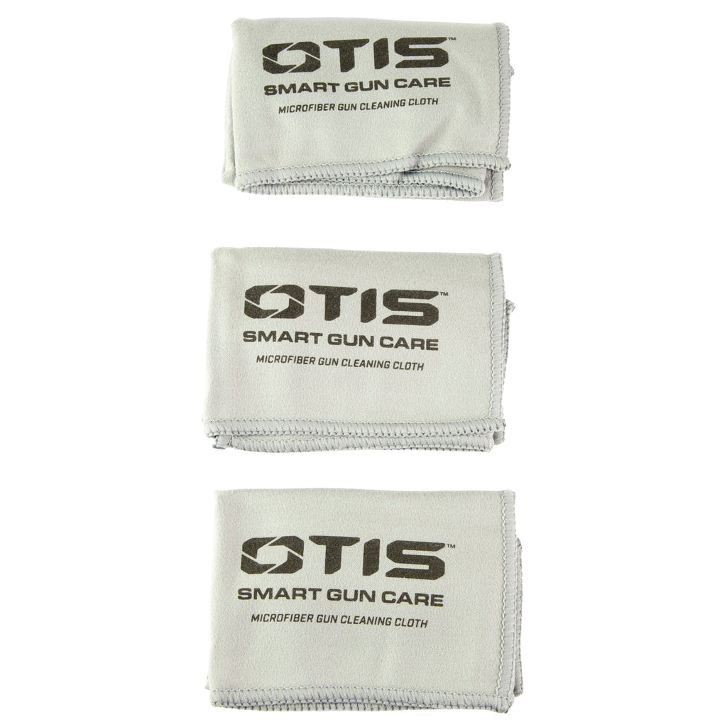 Otis Technology Microfiber Gun Cloth 3-Pack - Reusable Cleaning Cloths for Firearms, Tools, and Optics
