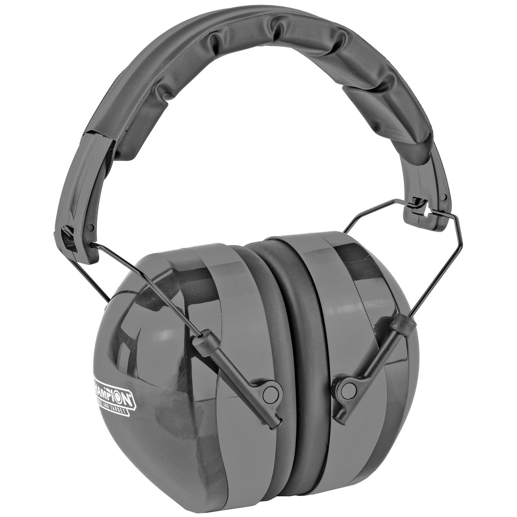 Champion Traps & Targets HDPHN Passive Ear Muffs - Black for Hearing Protection