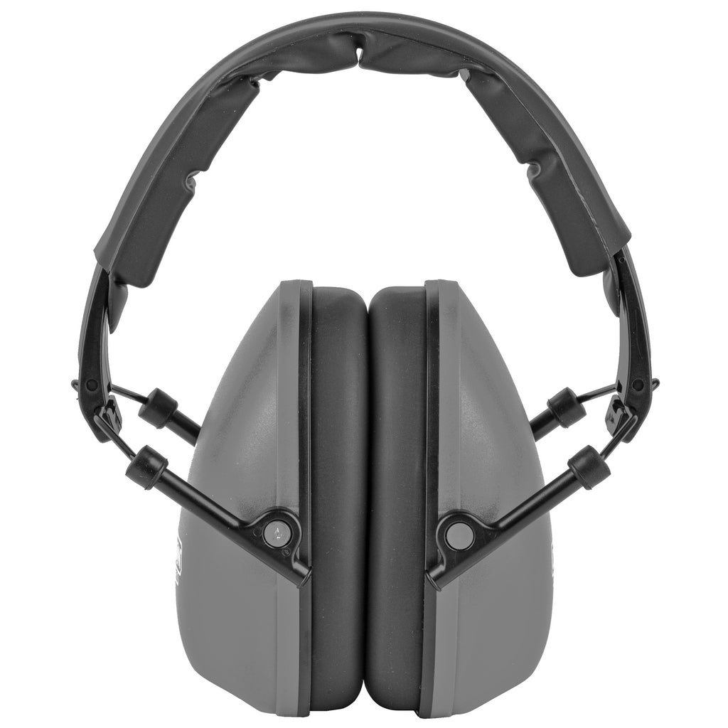 Champion Traps & Targets Slim Earmuffs Black - Noise-Reducing Shooting Ear Protection