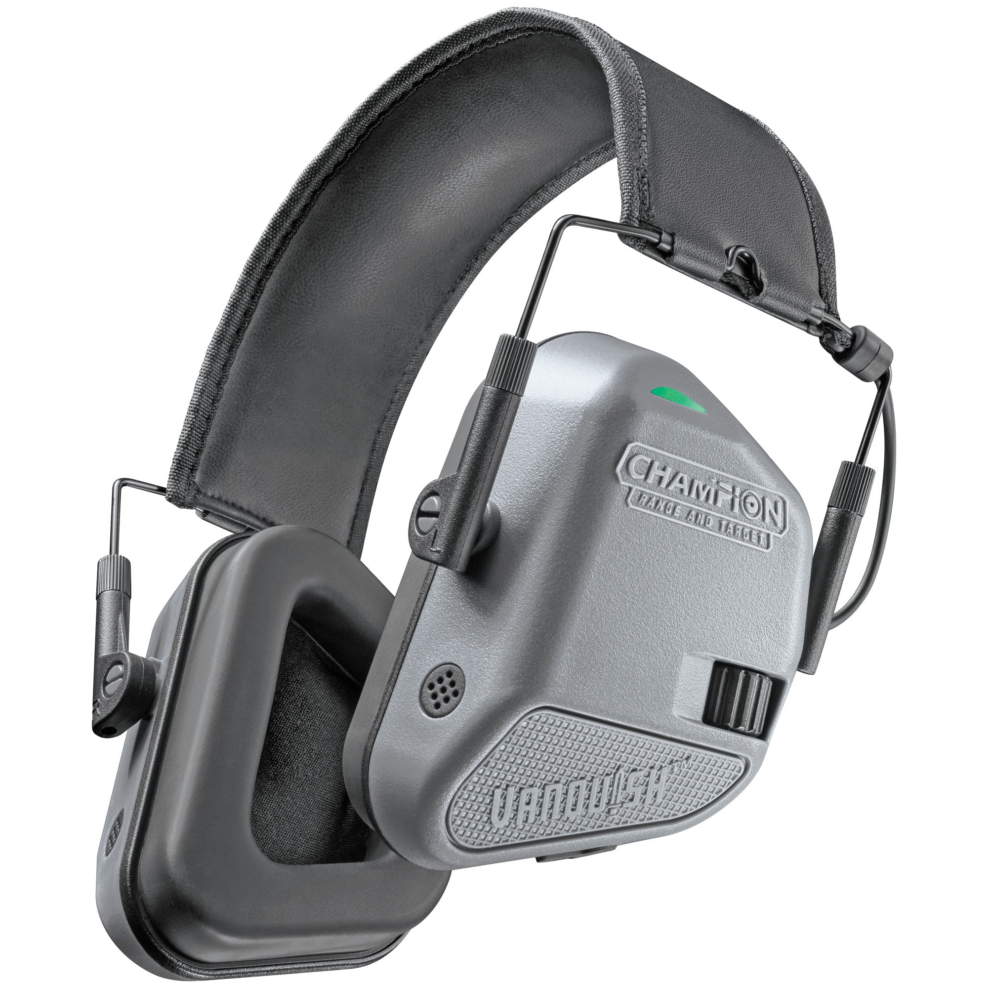 Champion Traps & Targets Vanquish Electronic Hearing Protection Earmuffs - Gray
