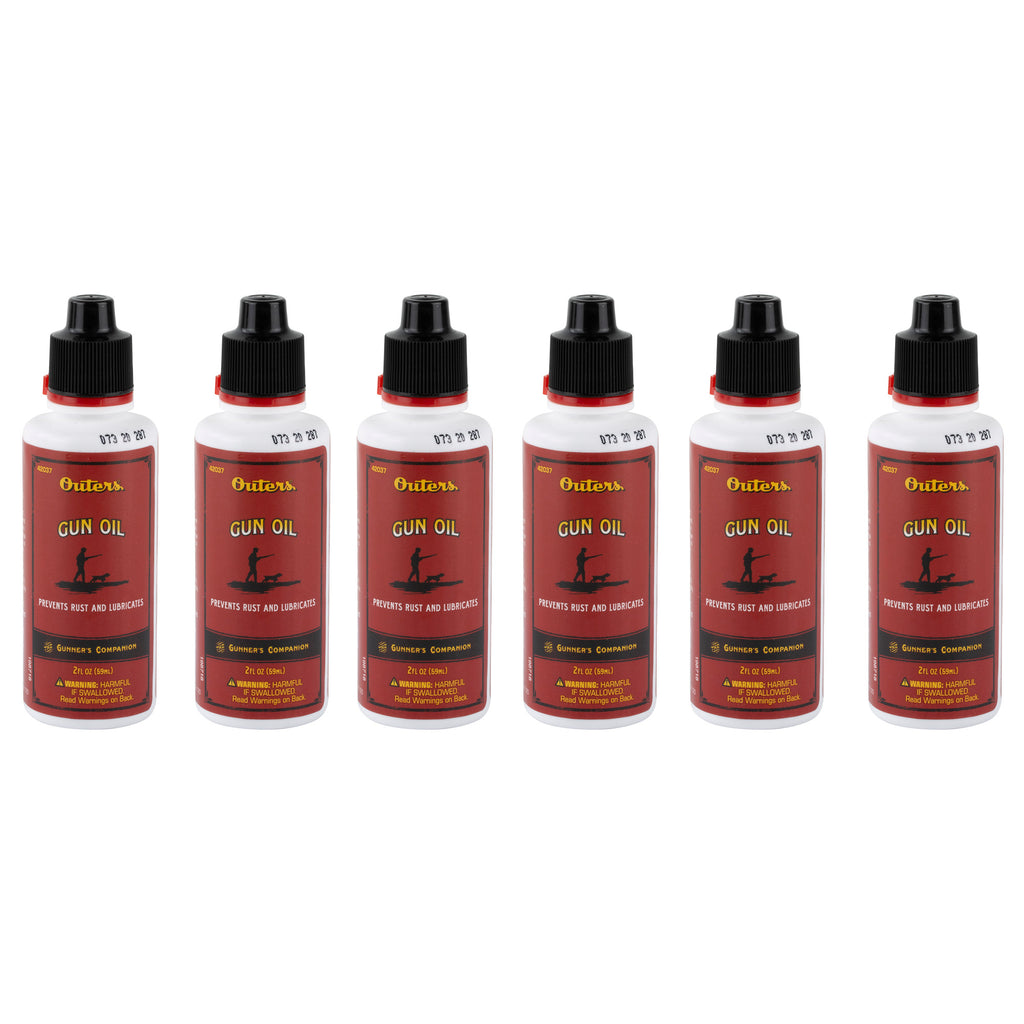 Outers Gun Oil 2.25 oz – Corrosion-Resistant Lubricant with Rust Protection