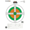 Champion Traps & Targets Fluorescent Orange/Green Bullseye Shooting Targets - 12 Pack