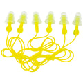 3M/Peltor Tri-Flange Reusable Earplugs - Comfortable Noise Protection, Yellow (Model 97317-10C)