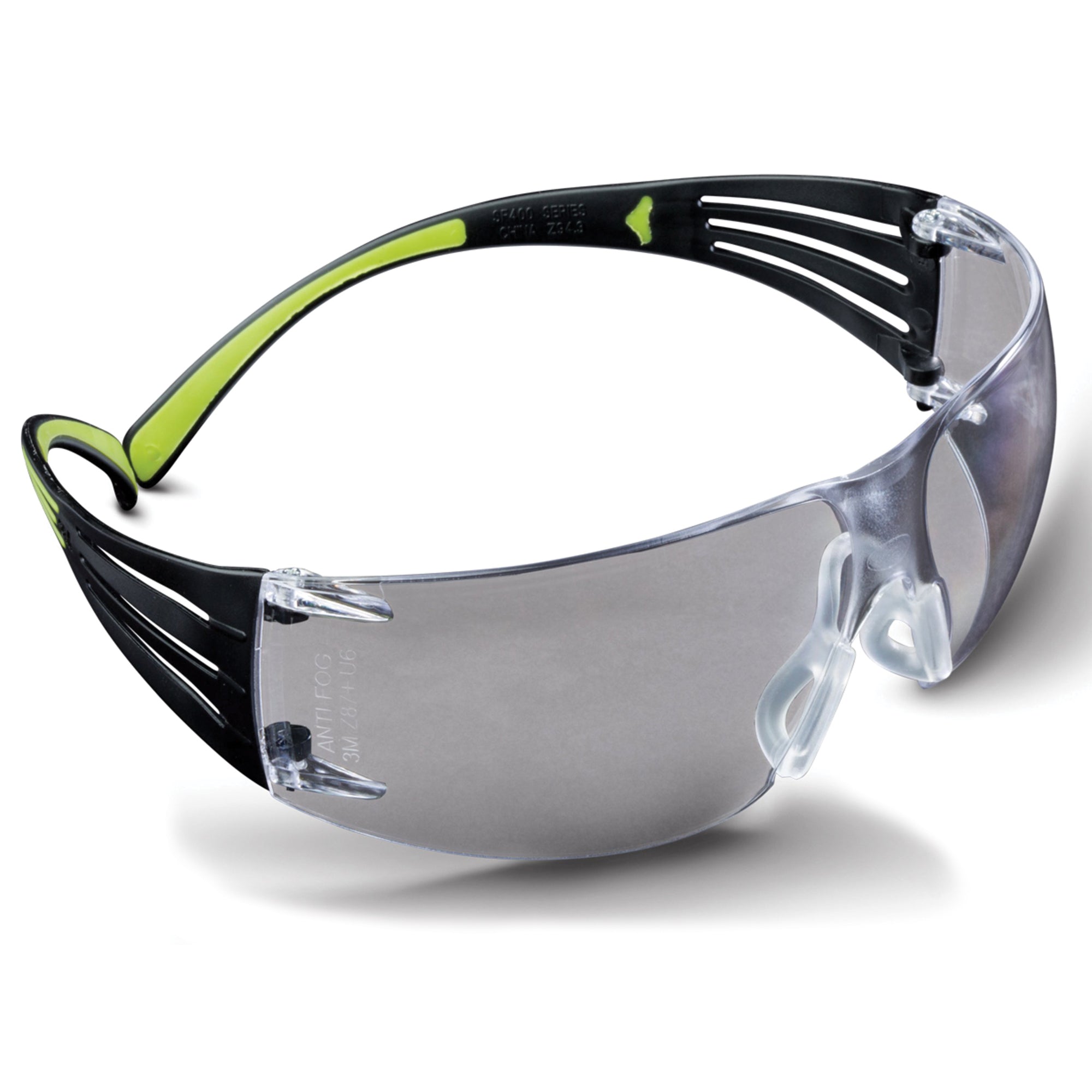 3M/Peltor SecureFit 400 Series Safety Glasses 3-Pack - Polycarbonate Frames with Adjustable Nose Pads and Pressure Diffusion Temples